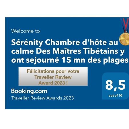 Serenity Chambre D'Hote Au Calme Des Maitres Tibetains Y Ont Sejourne 15 Mn Des Plages Leilighet Mougins Eksteriør bilde